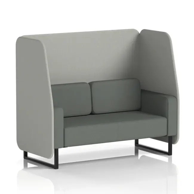 Brixworth Open Booth With Black Legs in Two Tone - Image 83