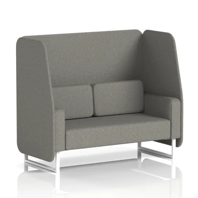 Brixworth Open Booth With White Legs in Single Tone - Image 29