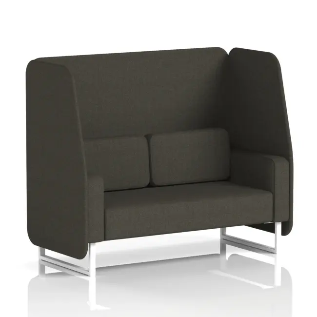 Brixworth Open Booth With White Legs in Single Tone - Image 47