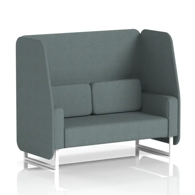 Brixworth Open Booth With White Legs in Single Tone - Image 53