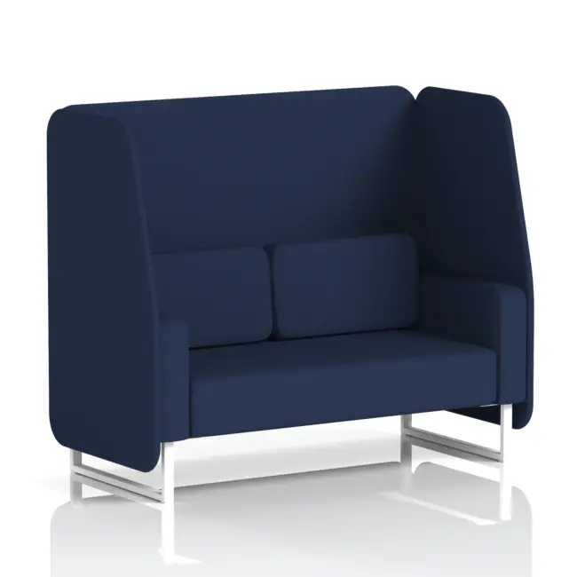 Brixworth Open Booth With White Legs in Single Tone - Image 59