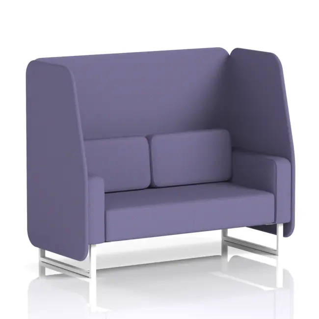 Brixworth Open Booth With White Legs in Single Tone - Image 65