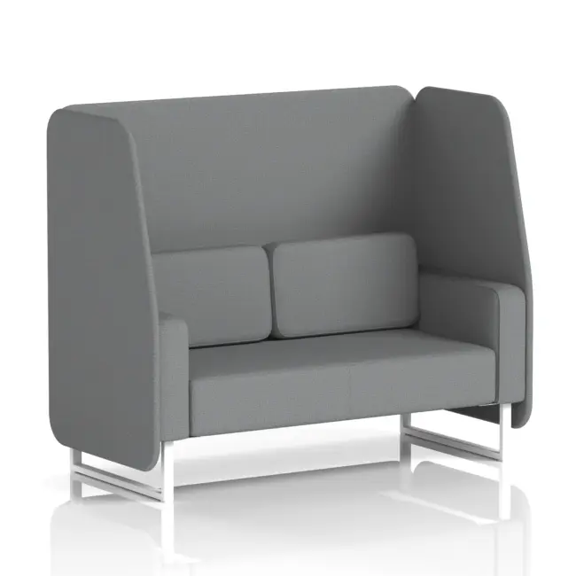 Brixworth Open Booth With White Legs in Single Tone - Image 68