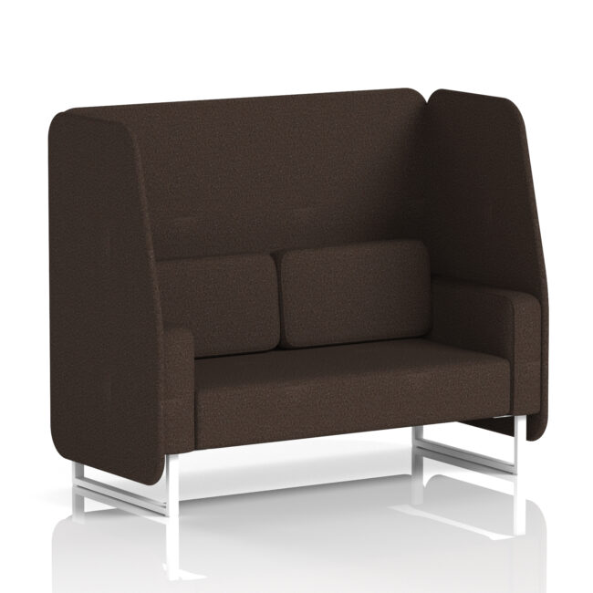 Brixworth Open Booth With White Legs in Single Tone - Image 71