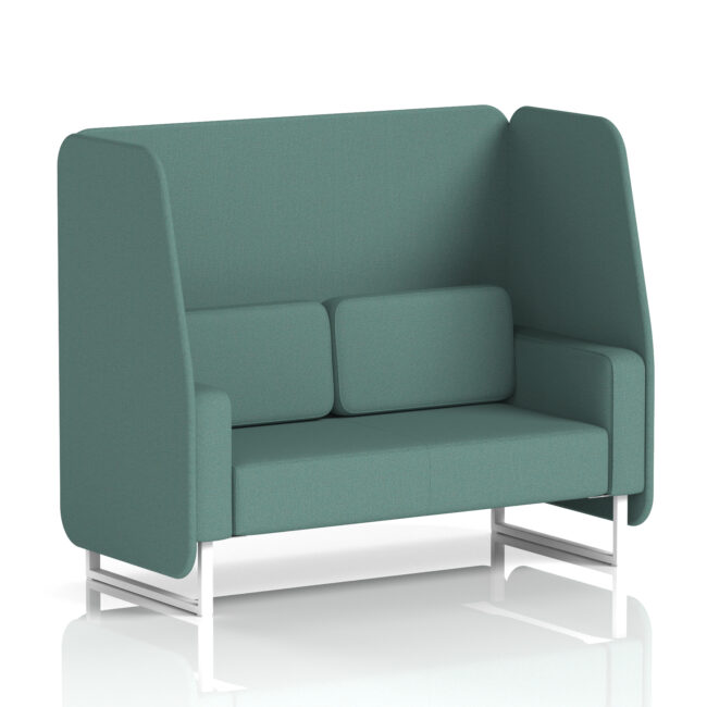 Brixworth Open Booth With White Legs in Single Tone - Image 74