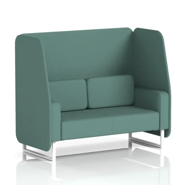 Brixworth Open Booth With White Legs in Single Tone - Image 74