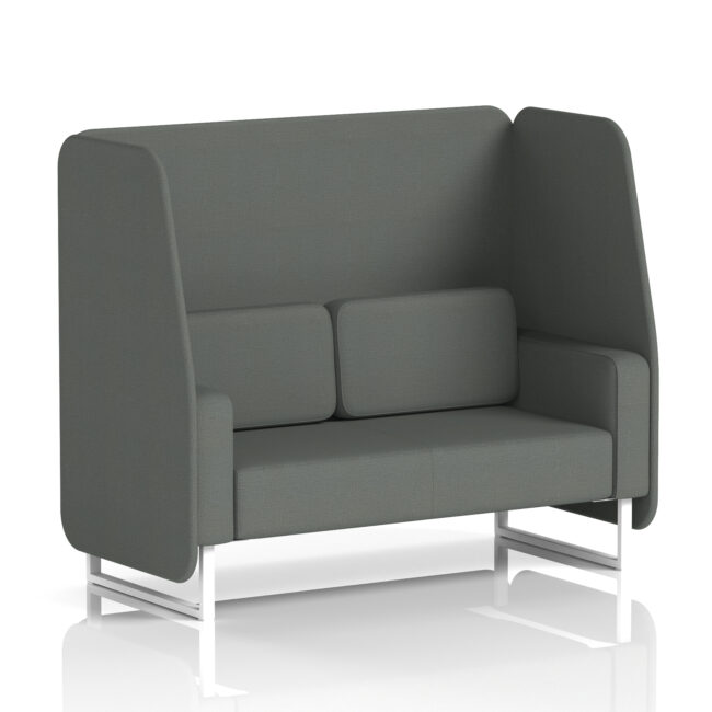 Brixworth Open Booth With White Legs in Single Tone - Image 77