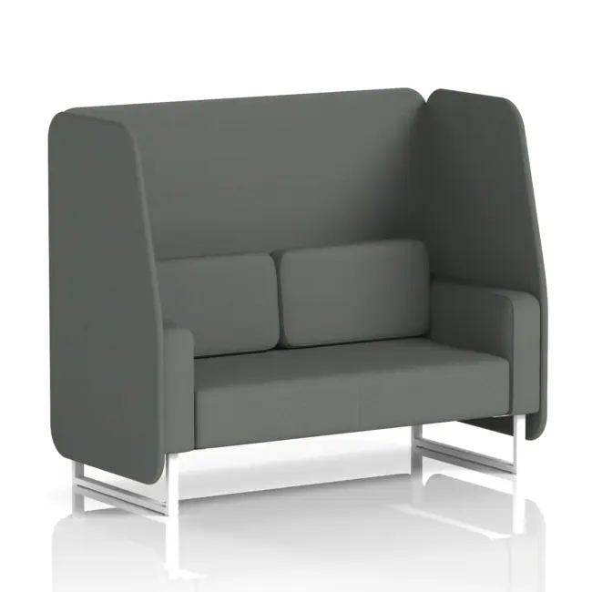 Brixworth Open Booth With White Legs in Single Tone - Image 77