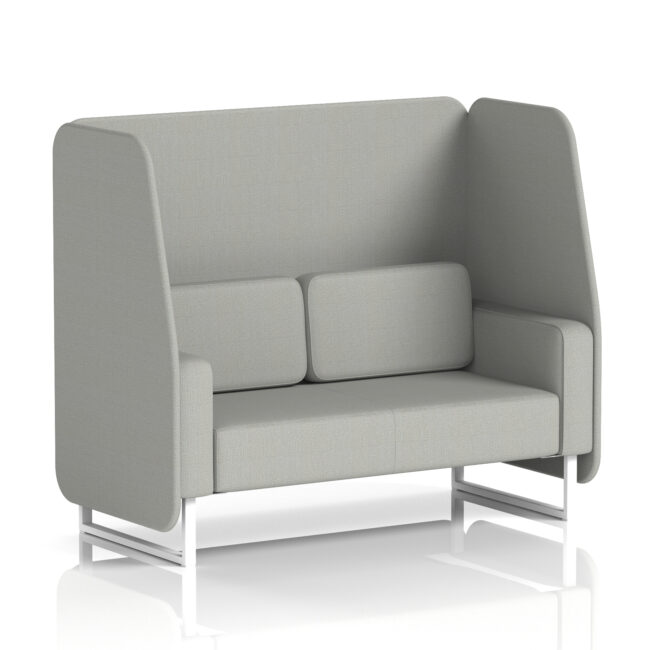 Brixworth Open Booth With White Legs in Single Tone - Image 83