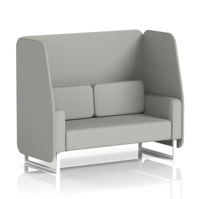 Brixworth Open Booth With White Legs in Single Tone - Image 83