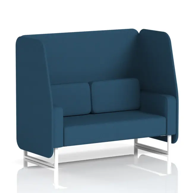 Brixworth Open Booth With White Legs in Single Tone - Image 86