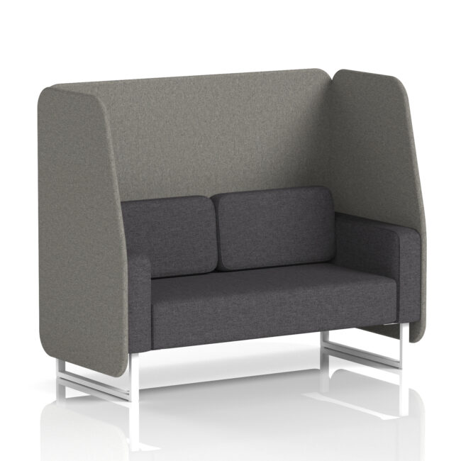 Brixworth Open Booth With White Legs in Two Tone - Image 29