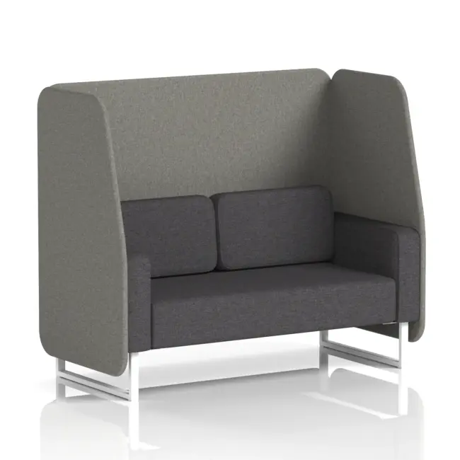 Brixworth Open Booth With White Legs in Two Tone - Image 29