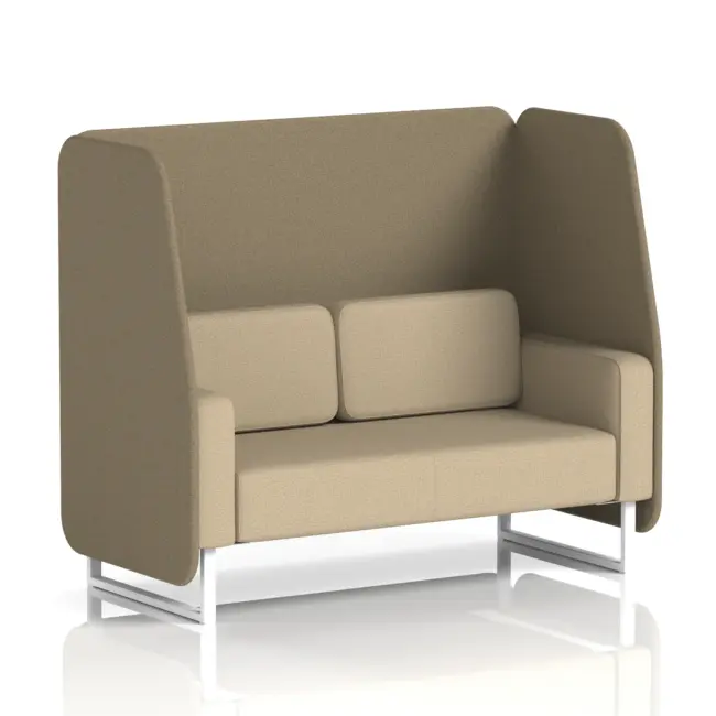 Brixworth Open Booth With White Legs in Two Tone - Image 38