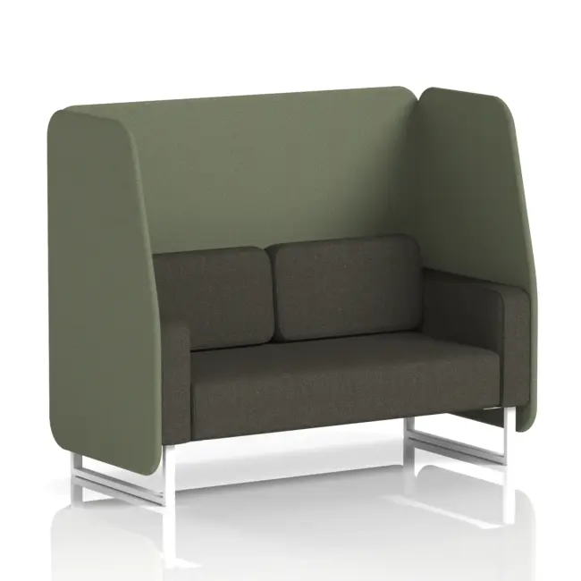 Brixworth Open Booth With White Legs in Two Tone - Image 41