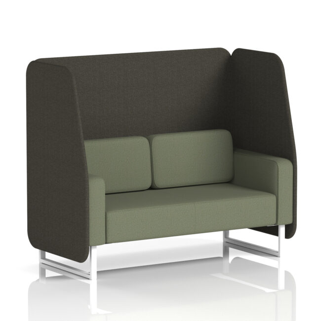 Brixworth Open Booth With White Legs in Two Tone - Image 47