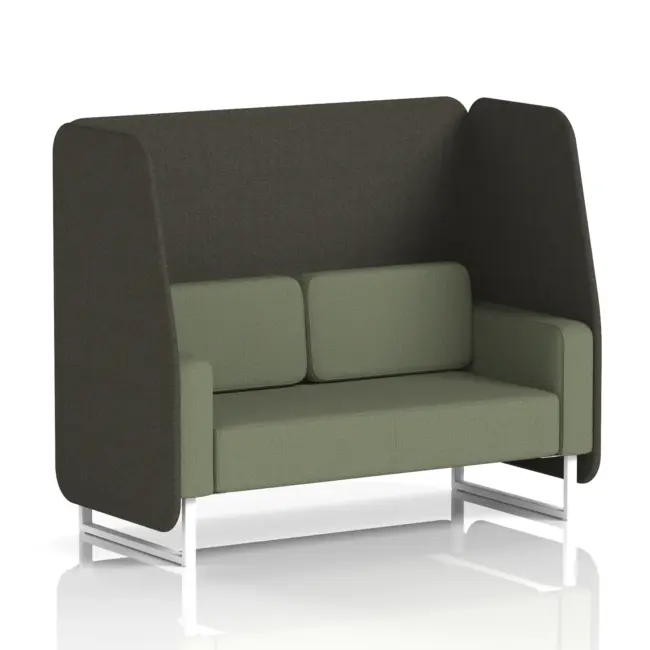 Brixworth Open Booth With White Legs in Two Tone - Image 47