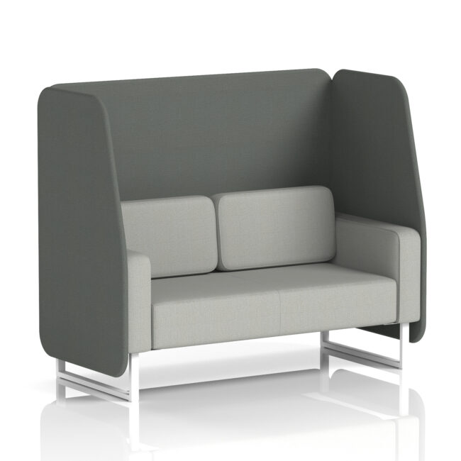 Brixworth Open Booth With White Legs in Two Tone - Image 77