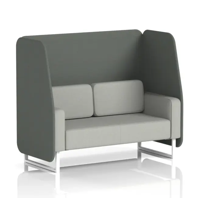 Brixworth Open Booth With White Legs in Two Tone - Image 77
