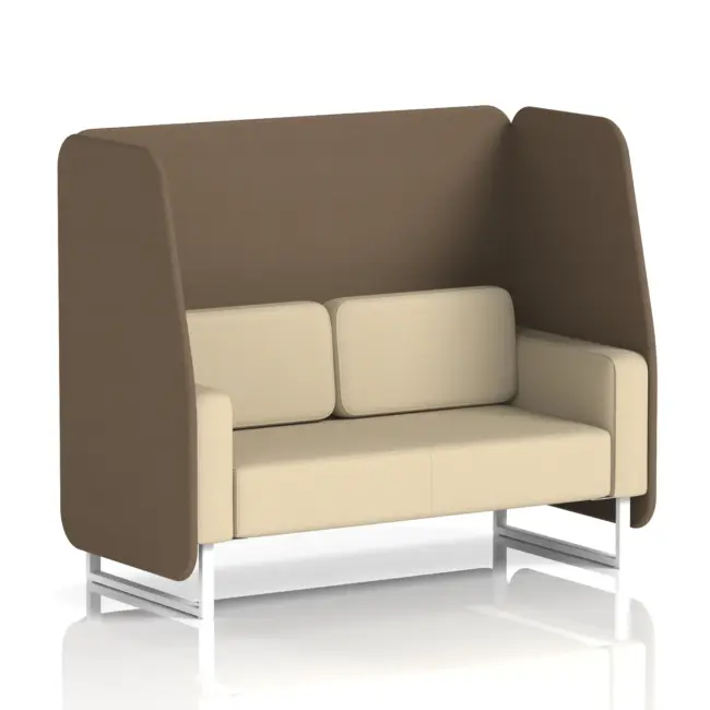 Brixworth Open Booth With White Legs in Two Tone - Image 80