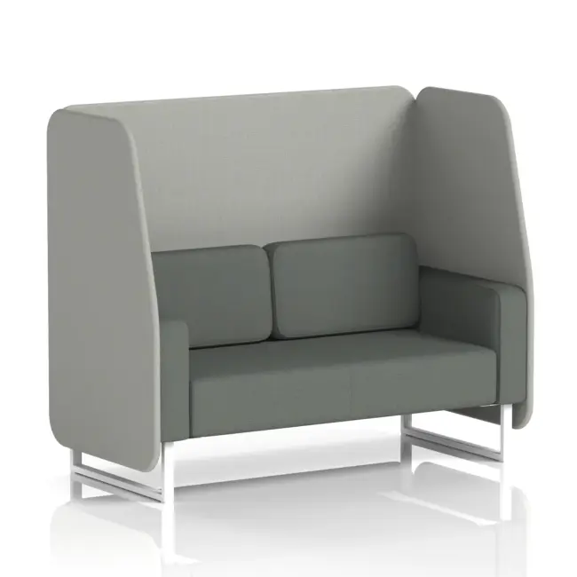 Brixworth Open Booth With White Legs in Two Tone - Image 83