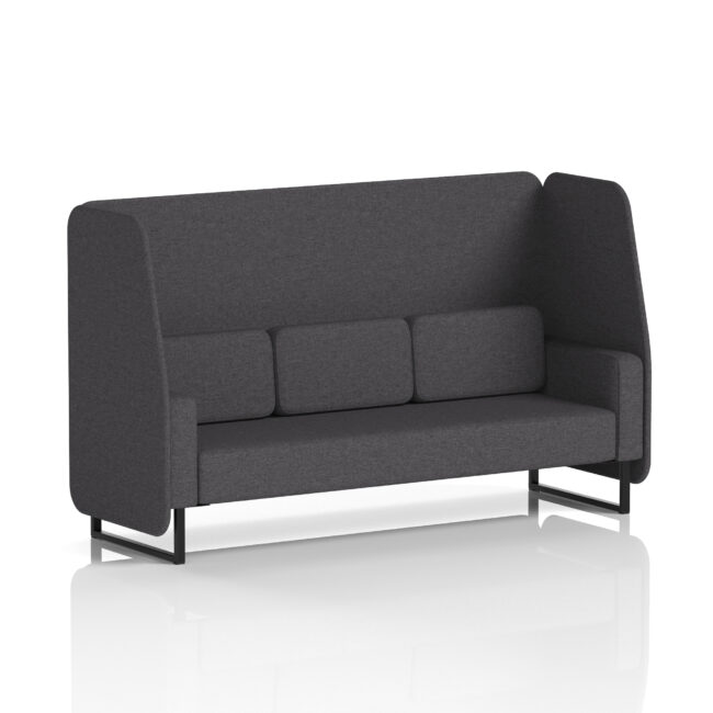 Brixworth Open Booth With Black Legs in Single Tone - Image 21