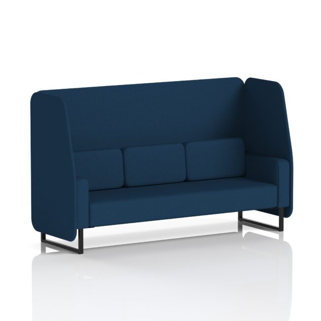 Brixworth Open Booth With Black Legs in Single Tone - Image 24