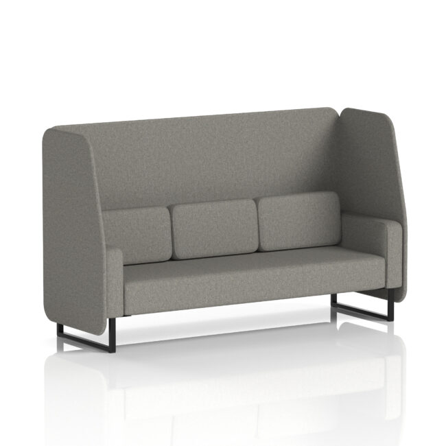 Brixworth Open Booth With Black Legs in Single Tone - Image 30