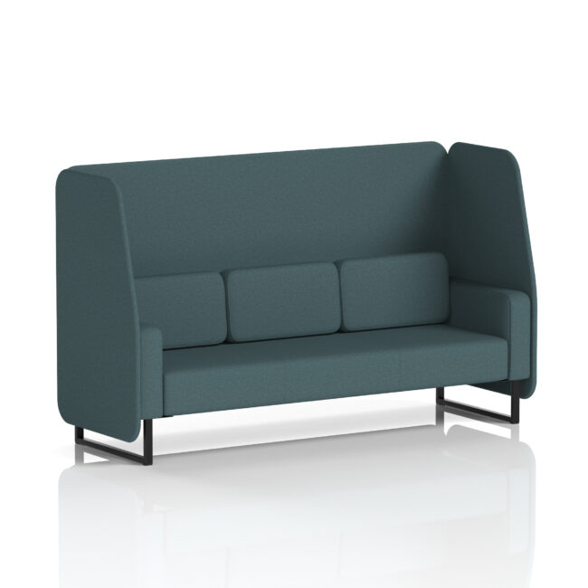 Brixworth Open Booth With Black Legs in Single Tone - Image 33