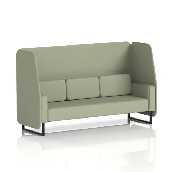 Brixworth Open Booth With Black Legs in Single Tone - Image 45