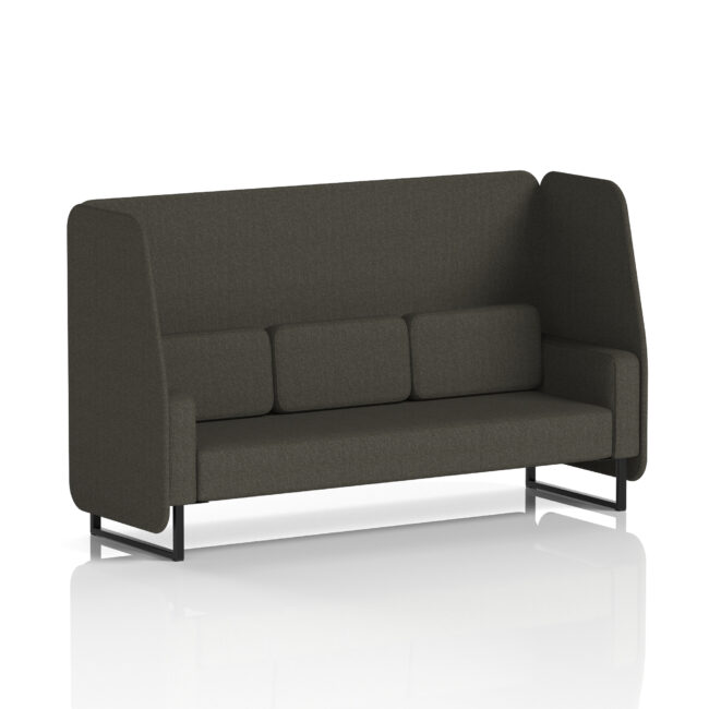 Brixworth Open Booth With Black Legs in Single Tone - Image 48