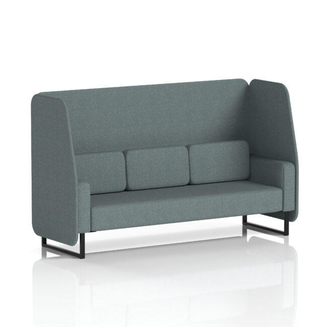 Brixworth Open Booth With Black Legs in Single Tone - Image 54