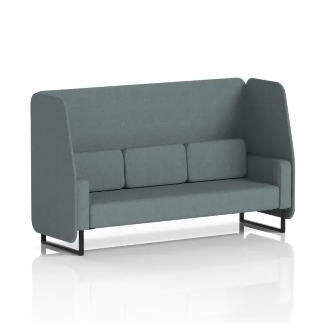 Brixworth Open Booth With Black Legs in Single Tone - Image 54