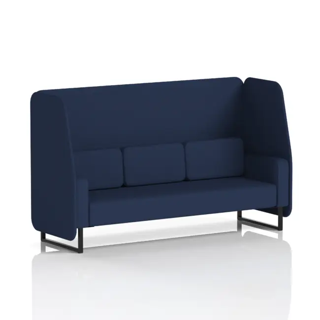 Brixworth Open Booth With Black Legs in Single Tone - Image 60
