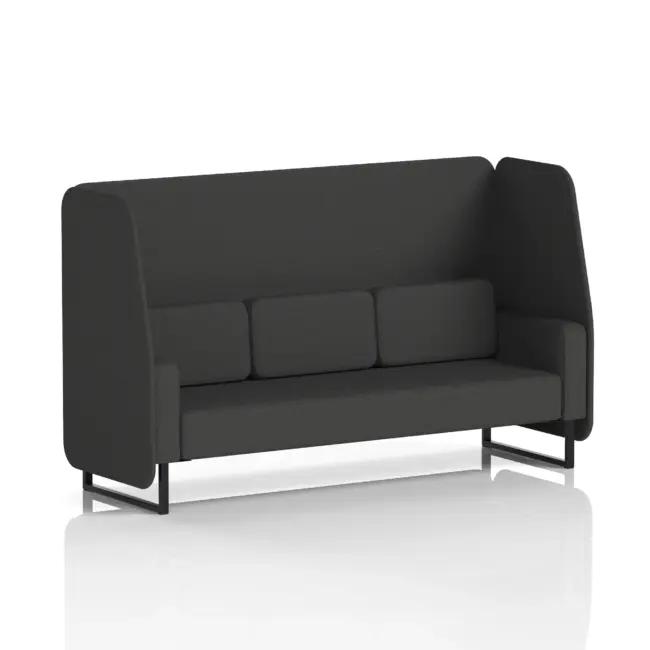 Brixworth Open Booth With Black Legs in Single Tone - Image 63