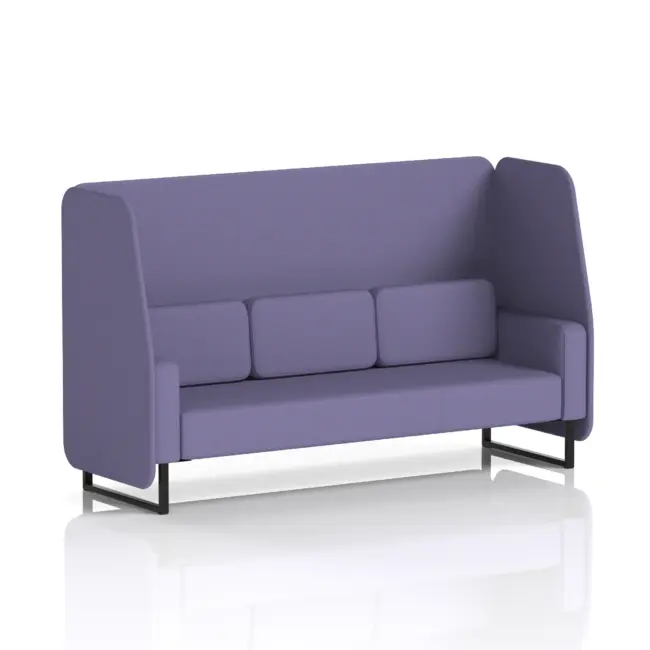 Brixworth Open Booth With Black Legs in Single Tone - Image 66