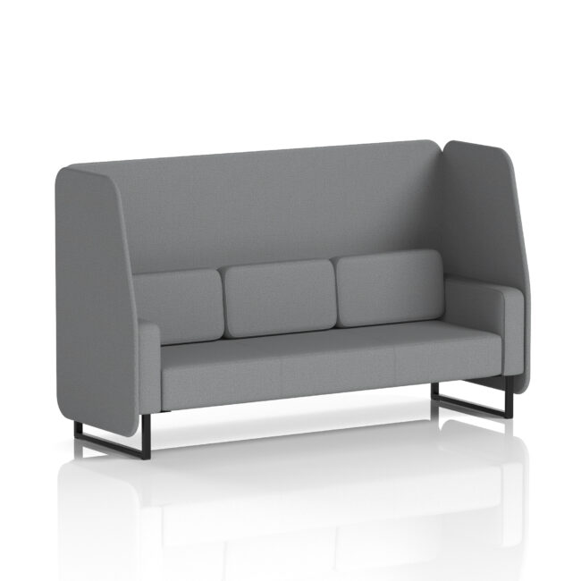 Brixworth Open Booth With Black Legs in Single Tone - Image 69