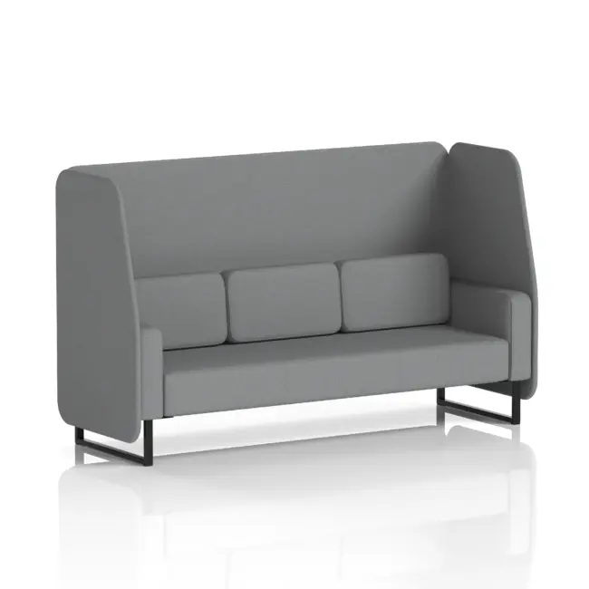 Brixworth Open Booth With Black Legs in Single Tone - Image 69