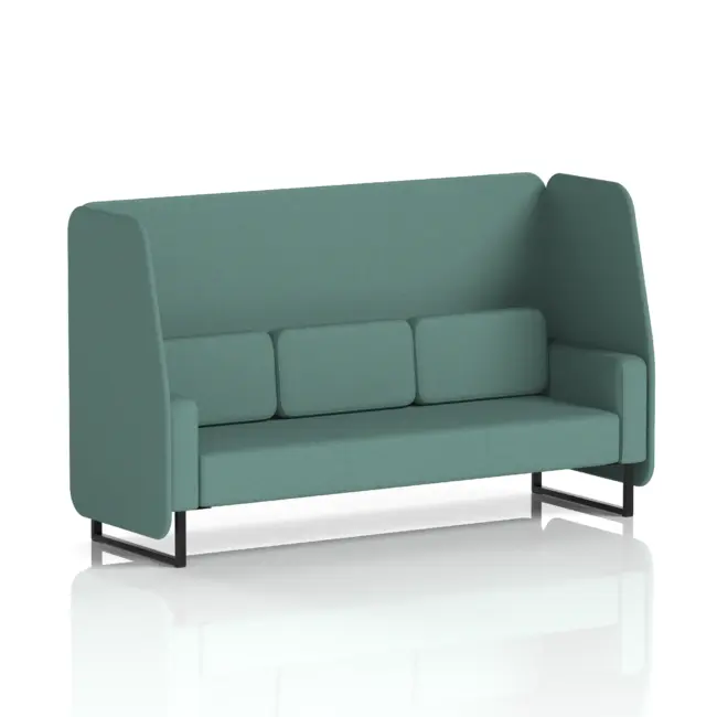 Brixworth Open Booth With Black Legs in Single Tone - Image 75