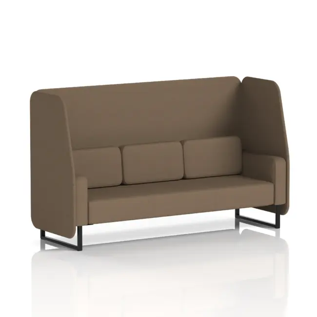 Brixworth Open Booth With Black Legs in Single Tone - Image 81