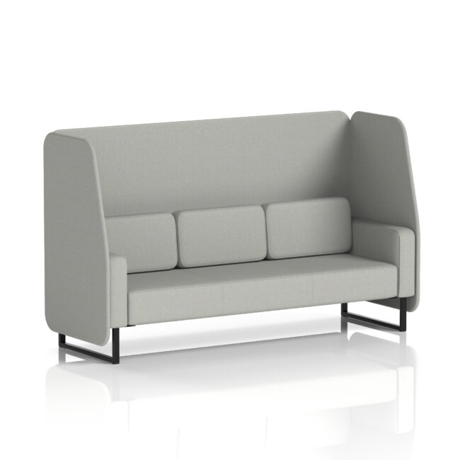 Brixworth Open Booth With Black Legs in Single Tone - Image 84