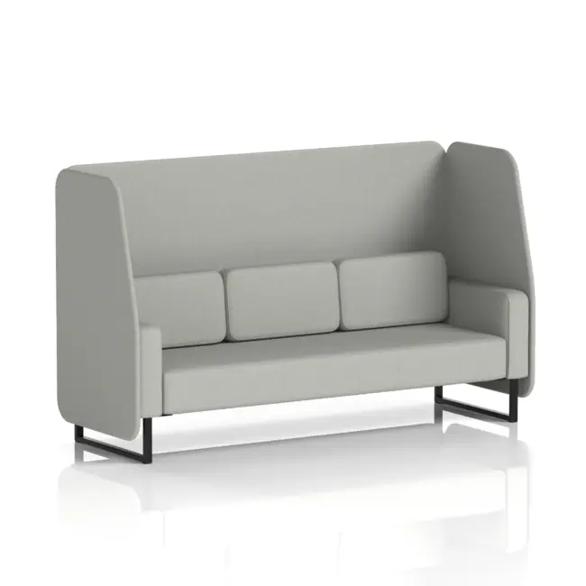 Brixworth Open Booth With Black Legs in Single Tone - Image 84
