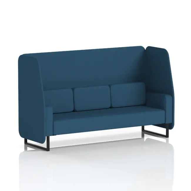Brixworth Open Booth With Black Legs in Single Tone - Image 87