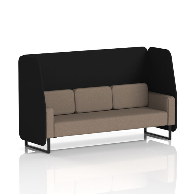 Brixworth Open Booth With Black Legs in Two Tone - Image 27