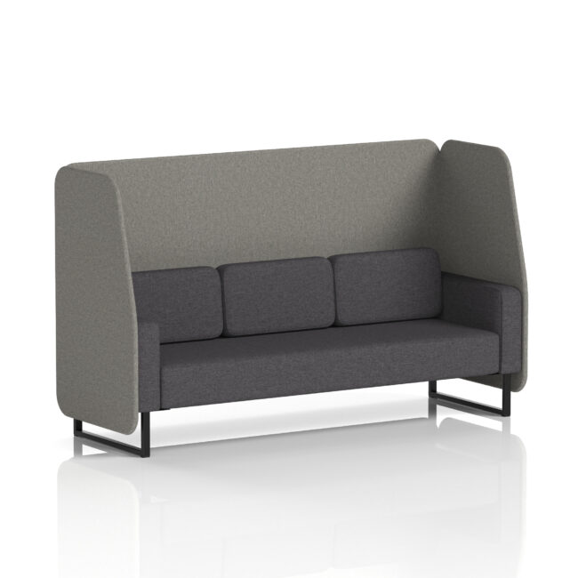 Brixworth Open Booth With Black Legs in Two Tone - Image 30