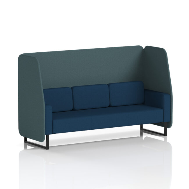 Brixworth Open Booth With Black Legs in Two Tone - Image 33