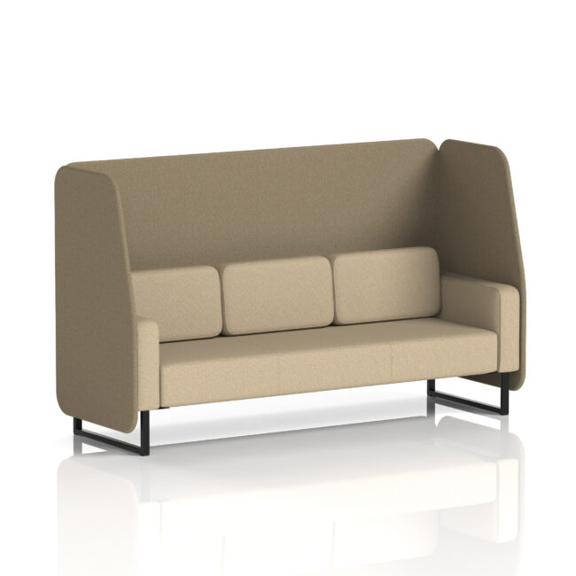 Brixworth Open Booth With Black Legs in Two Tone - Image 39