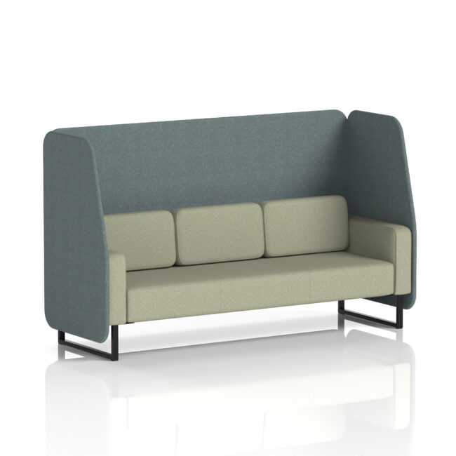 Brixworth Open Booth With Black Legs in Two Tone - Image 54