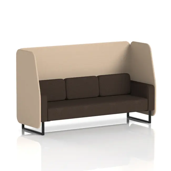 Brixworth Open Booth With Black Legs in Two Tone - Image 57