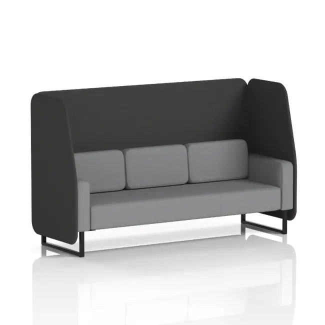 Brixworth Open Booth With Black Legs in Two Tone - Image 63